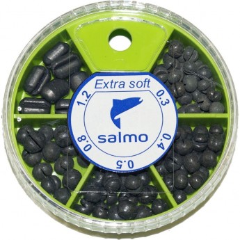 Грузила SALMO Extra Soft комби малый 5 секций 0,3-1,2г 060г набор 1
